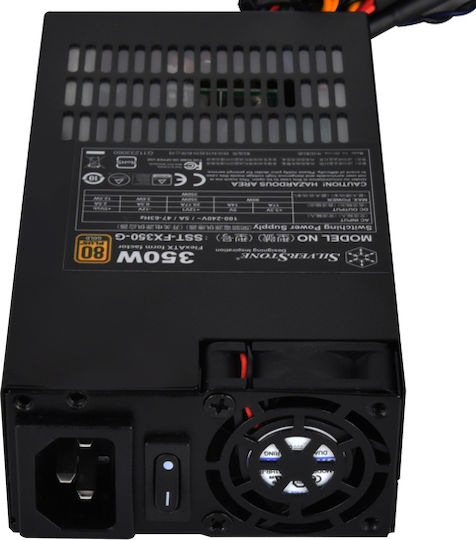 Silverstone FX350-G 350W Μαύρο Τροφοδοτικό Υπολογιστή Full Wired 80 Plus Gold - Image 2