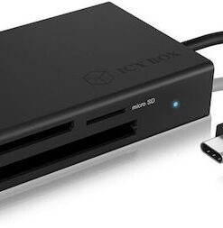 Icy Box Card Reader USB 3.0 για SD/microSD/CompactFlash (IB-CR401-C3)