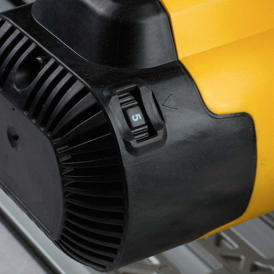 Dewalt DWS520KTR-QS Δισκοπρίονο 1300W με Ρύθμιση Ταχύτητας και με Σύστημα Αναρρόφησης - Image 6