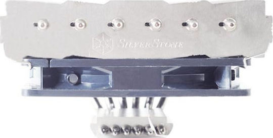 Silverstone NT06-Pro V2 Ψύκτρα Επεξεργαστή Low Profile για Socket AM4/115x/AM3/AM3+ Ασημί - Image 4