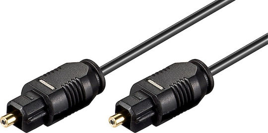 Goobay Optical Audio Cable TOS male - TOS male Μαύρο 0.5m (50563)