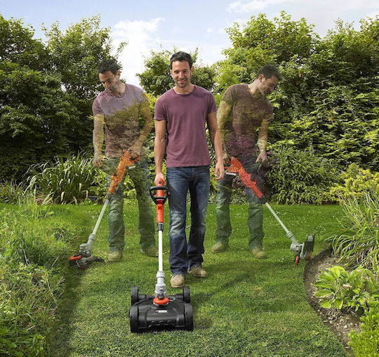Black & Decker Χορτοκοπτικό Ώμου / Χειρός Μπαταρίας 18V 2.6kg με 1 Μπαταρία 2Ah STC1820CM - Image 9