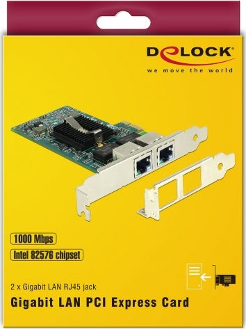 DeLock Ενσύρματη Κάρτα Δικτύου Gigabit (1Gbps) Ethernet PCI-e 89944 - Image 5