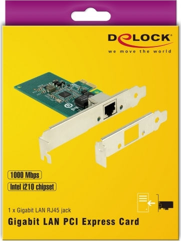DeLock Ενσύρματη Κάρτα Δικτύου Gigabit (1Gbps) Ethernet PCI-e 89942 - Image 6