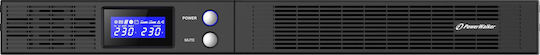 Powerwalker VI 1000 R1U UPS Line-Interactive 1000VA 600W με 4 IEC Πρίζες - Image 3