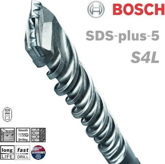Bosch Τρυπάνι Καρβιδίου με SDS Plus Στέλεχος για Δομικά Υλικά, Γυαλί και Πλακίδια 16x150mm 2608596185 - Image 2