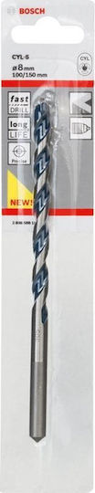 Bosch CYL-5 Διαμαντοτρύπανο Καρβιδίου με Κυλινδρικό Στέλεχος για Δομικά Υλικά, Γυαλί και Πλακίδια 8x100mm 2608588152 - Image 2