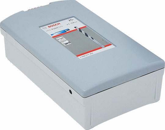 Bosch PointTeQ Σετ 25 Τρυπάνια HSS με Κυλινδρικό Στέλεχος για Μέταλλο 2608577352 - Image 2