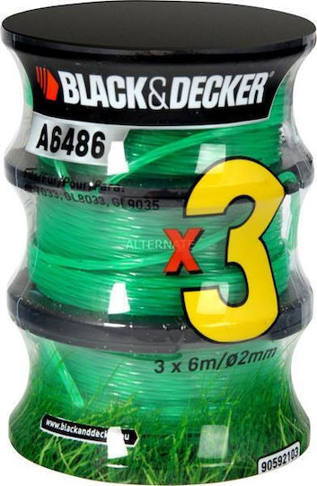 Black & Decker A6486 Μεσινέζα Εξάγωνη Μήκους 6m και Πάχους 2mm - Image 2