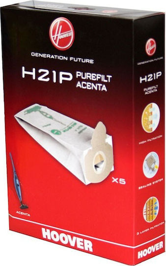Hoover H21P Σακούλες Σκούπας 5τμχ Συμβατή με Σκούπα Hoover
