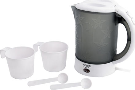 Adler Βραστήρας Ταξιδίου 600ml 600W Γκρι AD 1268 - Image 3