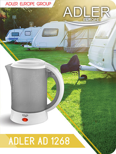 Adler Βραστήρας Ταξιδίου 600ml 600W Γκρι AD 1268 - Image 9