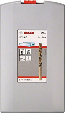 Bosch Σετ 25 Τρυπάνια Κοβαλτίου με Κυλινδρικό Στέλεχος για Μέταλλο και Ξύλο 2608587018 - Image 2