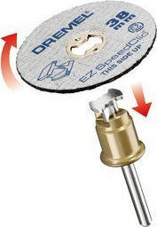 Dremel SC406 38.0mm Speedclic Starter Set Δίσκος Κοπής Μετάλλου 38mm 2τμχ 2615S406JC - Image 2