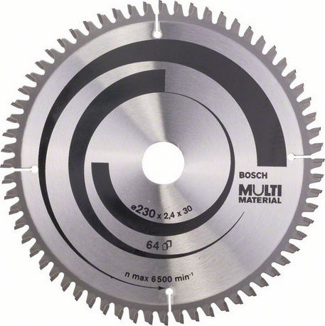 Bosch Δίσκος Κοπής Ξύλου με 64 Δόντια 230mm 2608640513