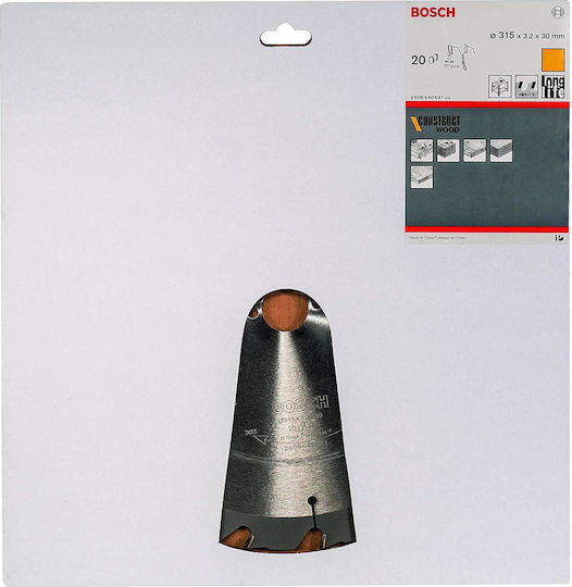 Bosch Δίσκος Κοπής Ξύλου 315mm 2608640691 - Image 2