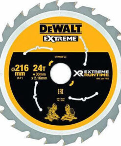 Dewalt Δίσκος Κοπής Ξύλου με 24 Δόντια 216mm DT99568