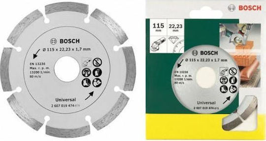 Bosch Δίσκος Κοπής Δομικών Υλικών 115mm 2607019474 - Image 2