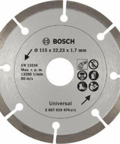 Bosch Δίσκος Κοπής Δομικών Υλικών 115mm 2607019474