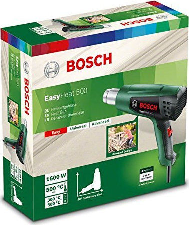 Bosch EasyHeat 500 Πιστόλι Θερμού Αέρα 1600W με Ρύθμιση Θερμοκρασίας εως και 500°C - Image 2
