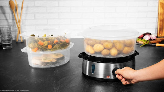 Cecotec Vapovita 3000 Inox Ατμομάγειρας με 3 Επίπεδα Μαγειρέματος 9lt - Image 4