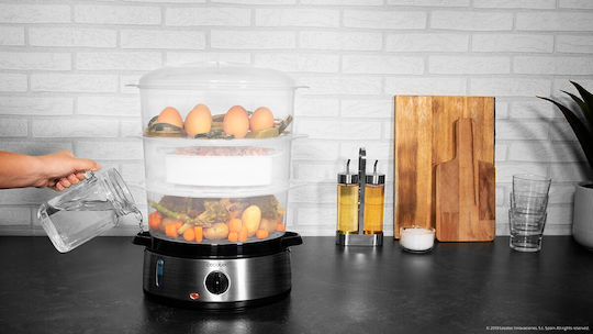 Cecotec Vapovita 3000 Inox Ατμομάγειρας με 3 Επίπεδα Μαγειρέματος 9lt - Image 8