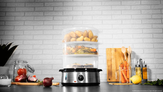Cecotec Vapovita 3000 Inox Ατμομάγειρας με 3 Επίπεδα Μαγειρέματος 9lt - Image 9