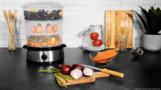 Cecotec Vapovita 3000 Inox Ατμομάγειρας με 3 Επίπεδα Μαγειρέματος 9lt - Image 10