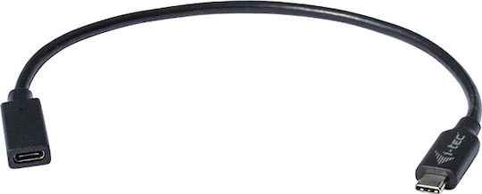 i-tec USB 3.0 Cable USB-C male - USB-C female 60W Μαύρο 0.3m (C31EXTENDCBL) - Image 2