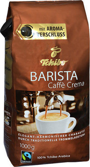 Tchibo Καφές Espresso Arabica Barista Caffe Crema σε Κόκκους 1kg