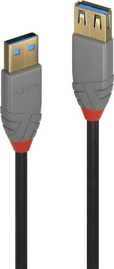 Lindy USB 3.0 Cable USB-A male - USB-A female 3m (36763)