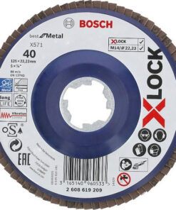 Bosch X-LOCK X571 Δίσκος Λείανσης Μετάλλου 125mm G40 2608619209