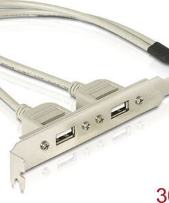 DeLock 10pin USB - 2x USB 2.0 female