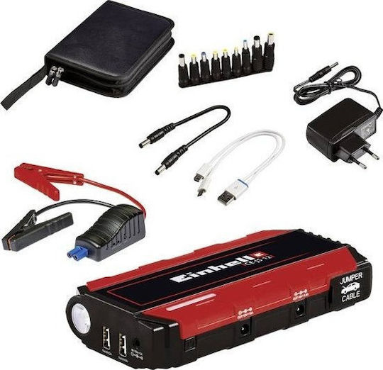 Einhell CE-JS 12 Φορητός Εκκινητής Μπαταρίας Αυτοκινήτου 1000mAh με Power Bank / USB / Φακό 12V 1091521