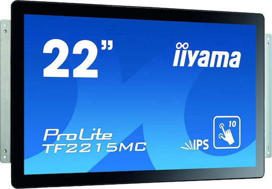 Iiyama POS Monitor Prolite 21.5" LED με Ανάλυση 1920x1080 TF2215MC-B2 - Image 2