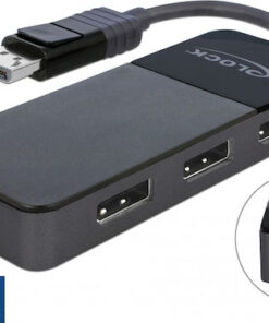 Alternative view of DeLock video splitter Μετατροπέας DisplayPort male σε DisplayPort female
