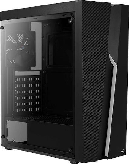Aerocool Bolt Gaming Midi Tower Κουτί Υπολογιστή με Πλαϊνό Παράθυρο και RGB Φωτισμό Μαύρο - Image 5