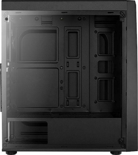 Aerocool Bolt Gaming Midi Tower Κουτί Υπολογιστή με Πλαϊνό Παράθυρο και RGB Φωτισμό Μαύρο - Image 9