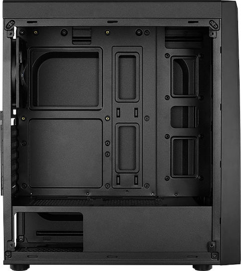 Aerocool Bolt Gaming Midi Tower Κουτί Υπολογιστή με Πλαϊνό Παράθυρο και RGB Φωτισμό Μαύρο - Image 10