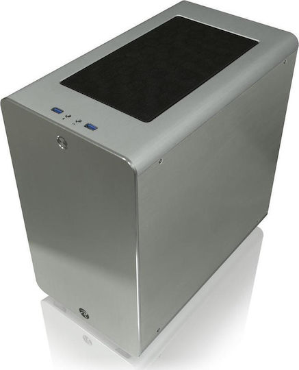 Raijintek Thetis Midi Tower Κουτί Υπολογιστή με Πλαϊνό Παράθυρο Ασημί - Image 4