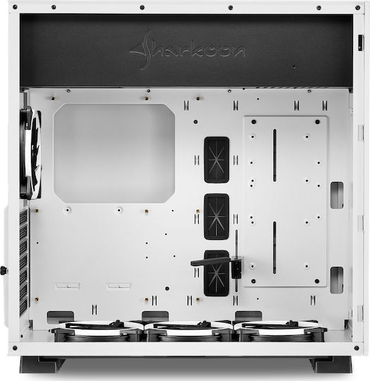 Sharkoon Pure Steel RGB Gaming Midi Tower Κουτί Υπολογιστή με Πλαϊνό Παράθυρο Λευκό - Image 4