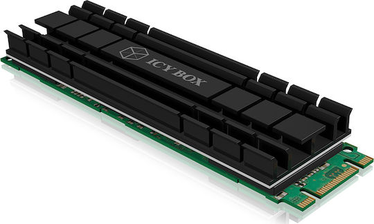 Icy Box Heat Sink for M.2 2280 SSD Ψύξη Μ.2 SSD Μαύρο IB-M2HS-701 - Image 4