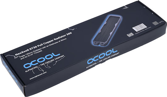 Alphacool NexXxoS ST30 Full Copper 360mm Radiator Μαύρο 14158 - Image 5