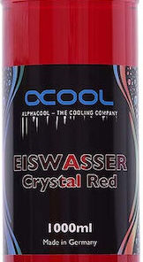 Alphacool Eiswasser Crystal Red Ready Mix 1000ml Ψυκτικό Υγρό Κόκκινο 18549