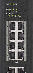 D-Link DIS-200G-12PS Managed L2 PoE+ Switch με 8 Θύρες Gigabit (1Gbps) Ethernet και 2 SFP Θύρες