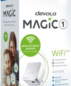 Alternative view of Devolo Magic 1 WiFi Mini Powerline για Ασύρματη Σύνδεση Wi‑Fi 4 και Θύρα Ethernet