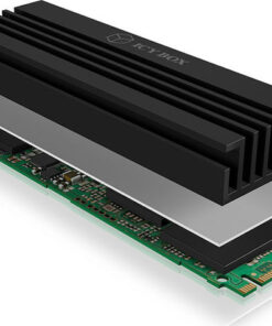 Alternative view of Icy Box Heat Sink for M.2 2280 SSD Ψύξη Μ.2 SSD Μαύρο IB-M2HS-70