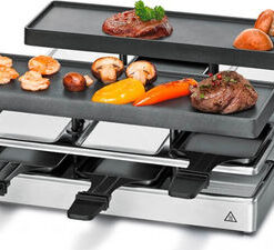 Rommelsbacher RC 1600 Επιτραπέζια Ηλεκτρική Ψησταριά Raclette Λείας Πλάκας 795W 41x10εκ.