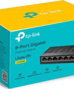 Alternative view of TP-LINK LS1008G v1 Unmanaged L2 Switch με 8 Θύρες Gigabit (1Gbps) Ethernet