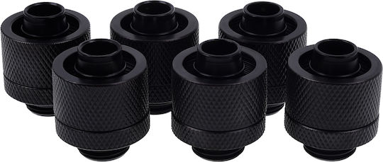 Alphacool Icicle 16 / 10mm Compression Fitting G1 / 4 Fittings Μαύρο 17234